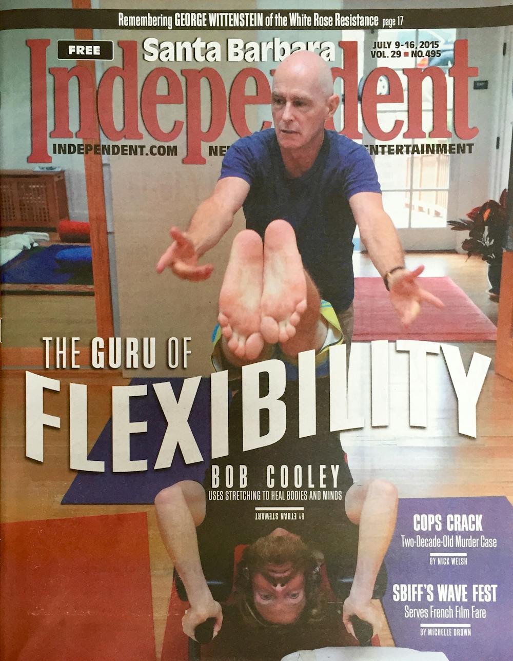 Bob Cooley - Cover of Santa Barbara Independent
